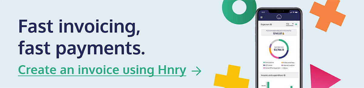 Fast invoicing, fast payments. Create an invoice using Hnry