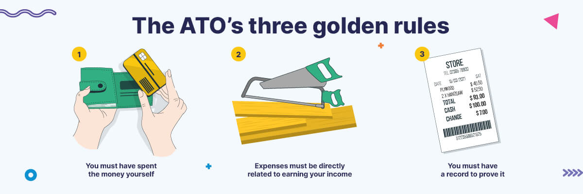 The ATO's three golden rules for expenses