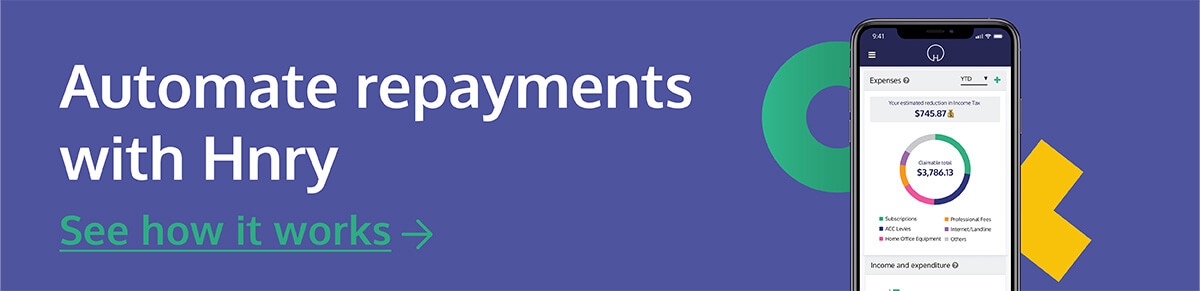 Automate repayments with Hnry. See how it works