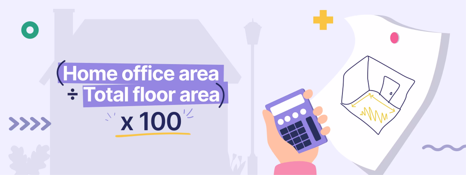 Home office area calculation