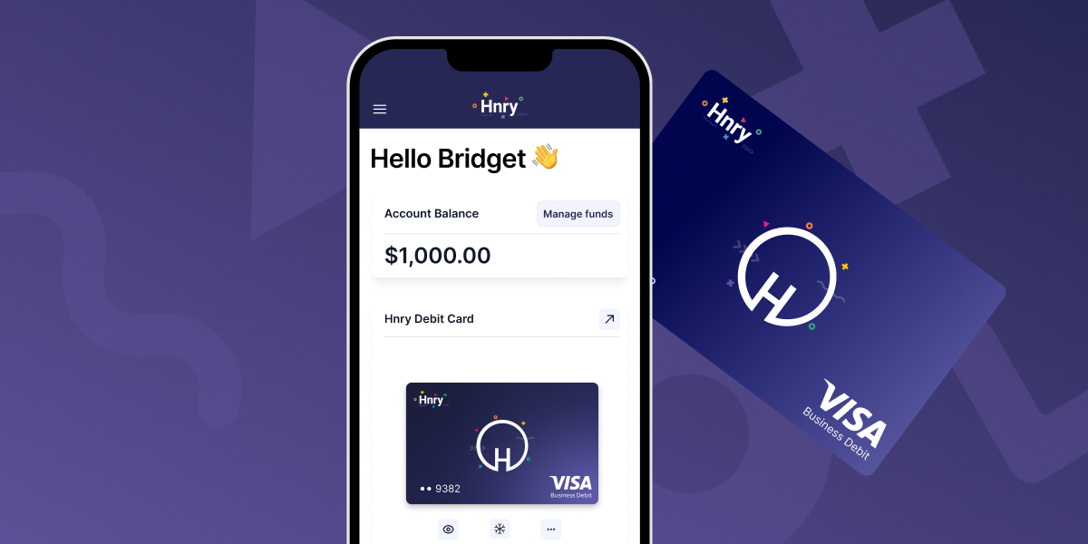 Revealing your Hnry Debit Card