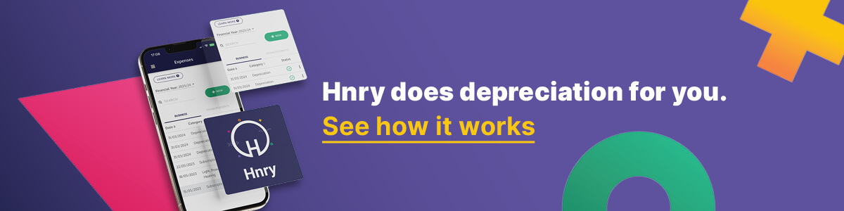 Hnry helps with depreciation