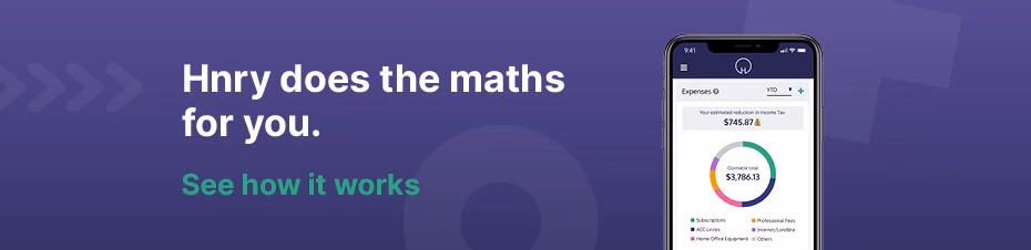 Hnry does the maths for you. See how it works