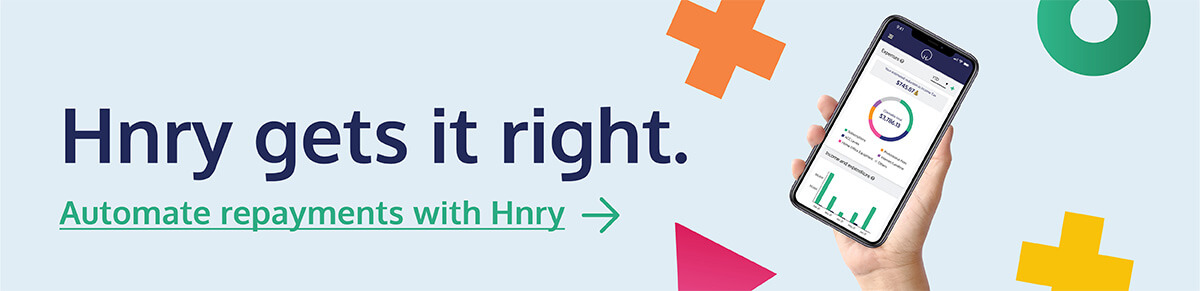 Hnry gets it right. Automate repayments with Hnry