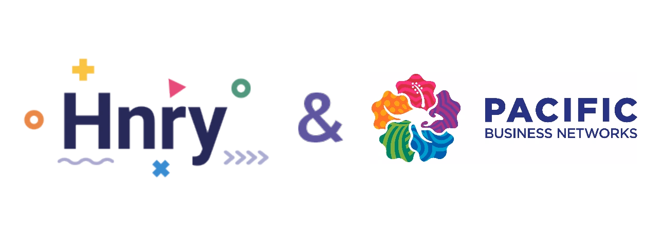 Hnry and Pacific Business Networks logos