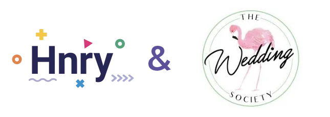 Hnry and The Wedding Society logos
