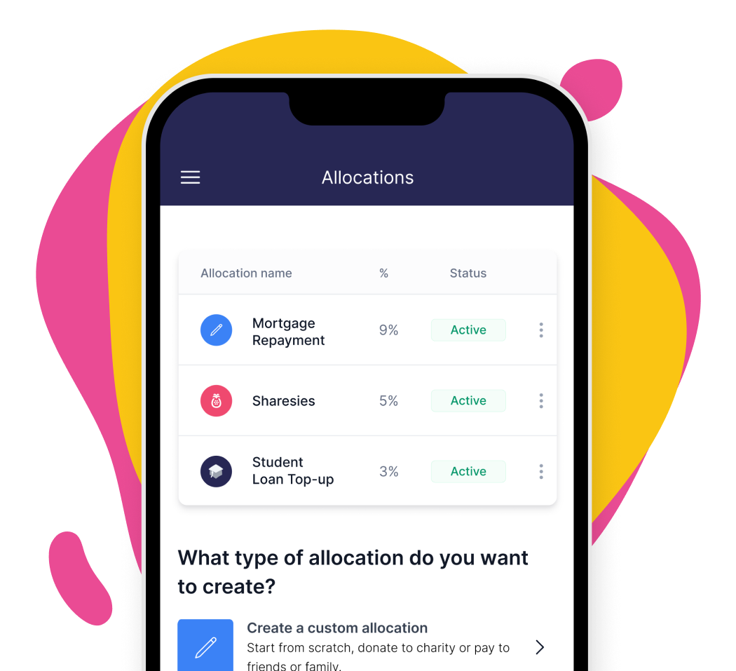Set up Allocations