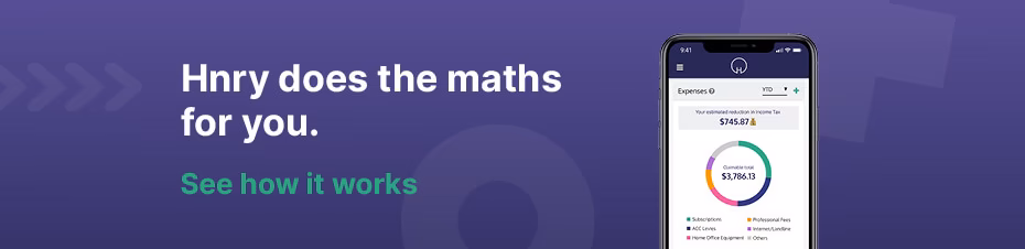 Hnry does the maths for you. See how it works